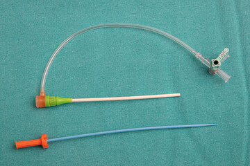 Introducer Transradial Kit, Introducer Sheath. Cannula sheath for arterial line insertion along...