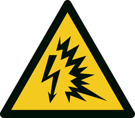 ISO 7010 W042 Warning; Arc flash