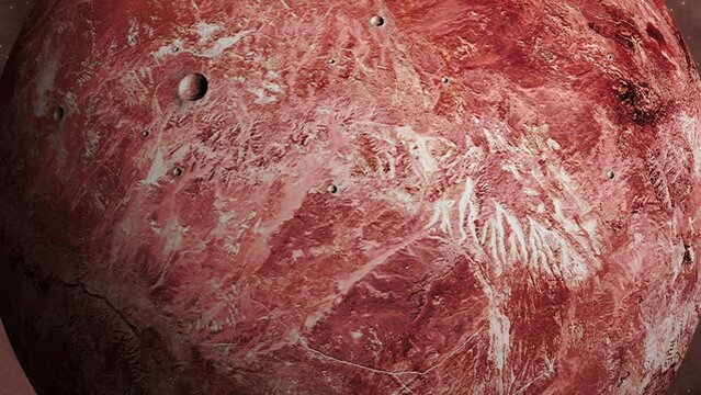 3d Makemake Fictional planet zoom out view galaxy