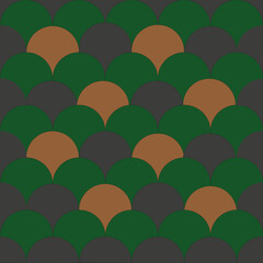 Fototapeta premium esempio di tovaglietta shopper copertina tappezzeria design paracadute verde grigio marrone