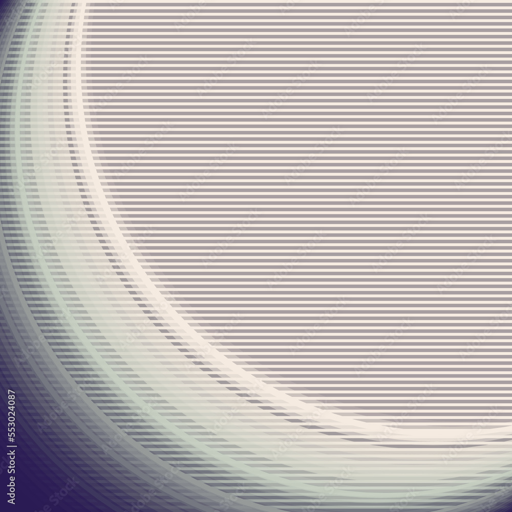 Aufkleber Abstract business background with simple round geometric shapes. 3d rendering digital illustration