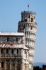 Leaning Tower of Pisa with reference
