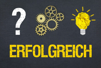 Obraz premium erfolgreich