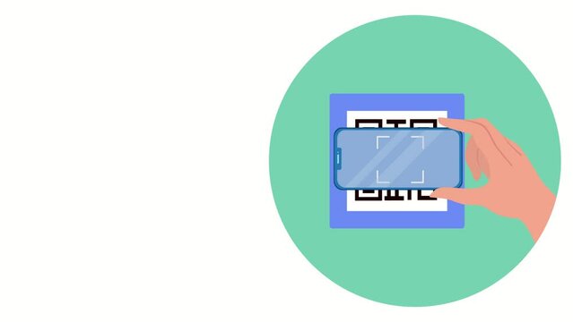 Scanning a QR code with a smart phone