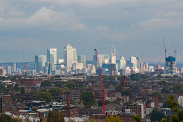 London skyline from Parliament Hill	