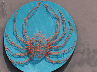 araignée de mer en fil de fer