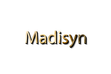 MADISYN NAME 3D