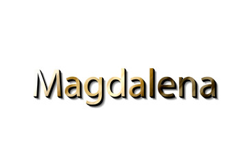 MAGDALENA NAME 3D