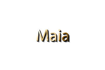 MAIA NAME 3D
