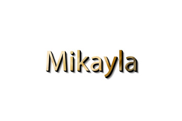 MIKAYLA NAME MOCKUP 