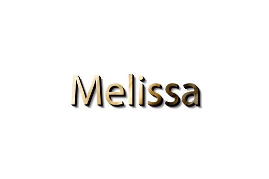 MELISSA NAME 3D