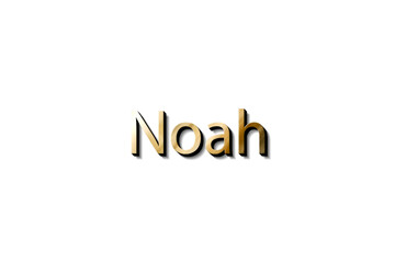 NOAH NAME 3D