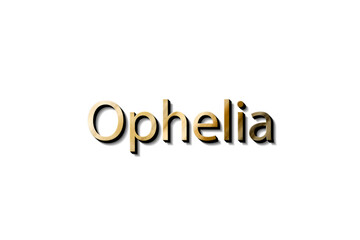 OPHELIA NAME 3D 