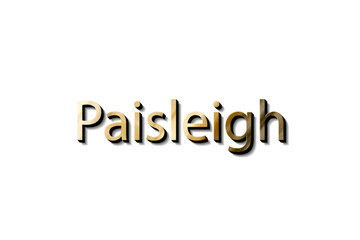 PAISLEIGH NAME 3D