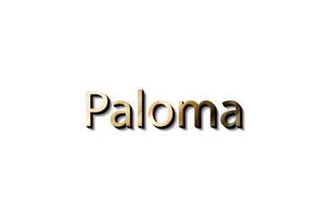 PALOMA 3D NAME 