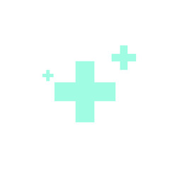 Fototapeta premium green heart medical icon