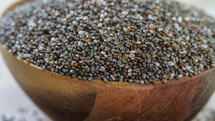 Semillas Chía Las semillas de chía son las semillas comestibles de Salvia hispanica, una planta...