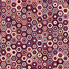  Hexagonal Maze pattern abstract illustration