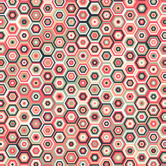  Hexagonal Maze pattern abstract illustration