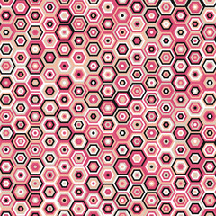  Hexagonal Maze pattern abstract illustration