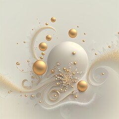 White and gold background. Great for banners, ads, cards and more.