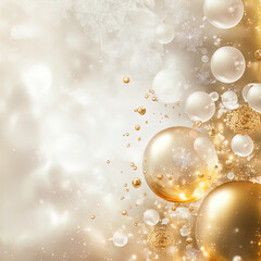 White and gold background. Great for banners, ads, cards and more.	