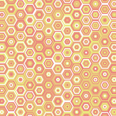  Hexagonal Maze pattern abstract illustration