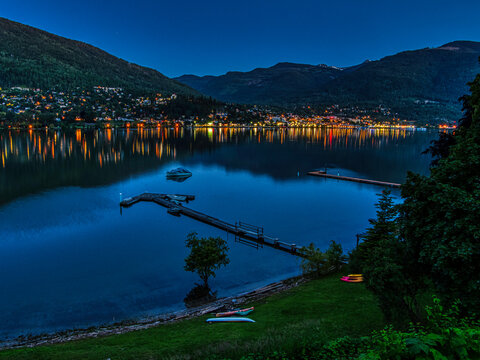 Looking Across At The City Of Nelson