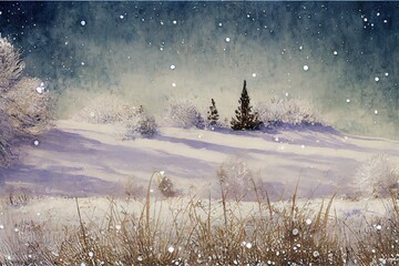 winter background card