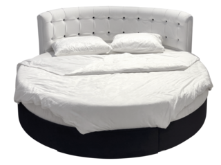 Round comfortable sofa