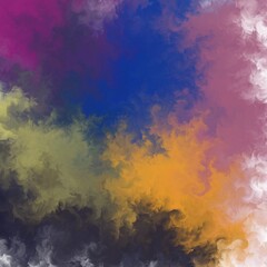 Multicolored abstract background. Distorted and liquid  texture, bright pattern.