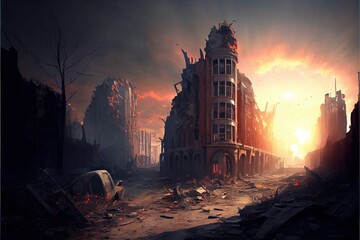 Naklejka premium Apocalypse