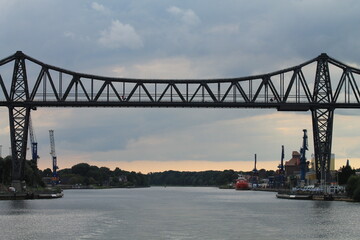 Railway bridge  Rendsburgu