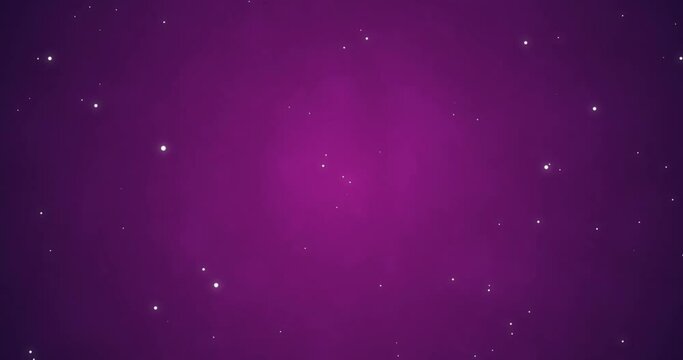 Star pattern background transition animation in dark pink gradation sky
