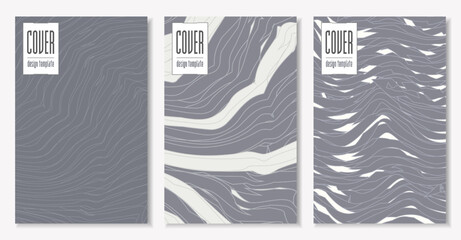 Abstract lines set. Design templates
