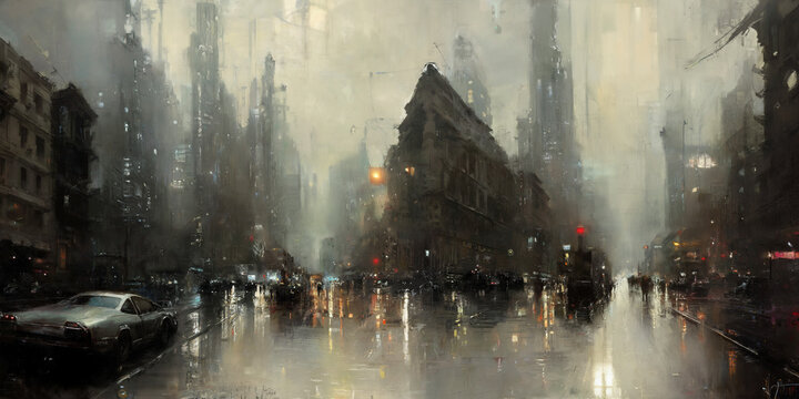 Impressions of cityscapes and rainy days © George Fontana