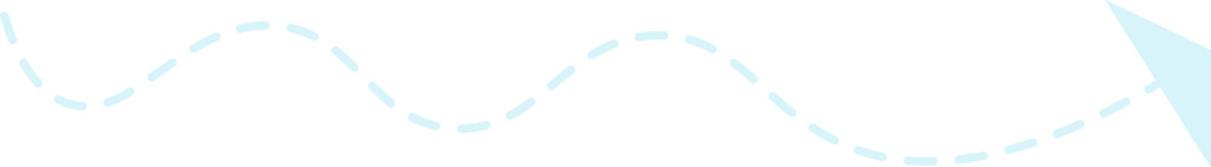 Dashed Line Arrow