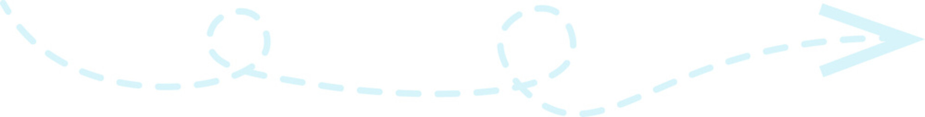 Dashed Line Arrow