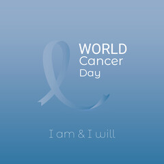 World Cancer Day. Vector Illustration