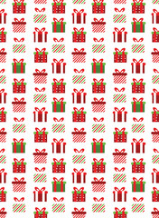 pattern with gifts 