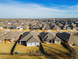 Aerial view of some residence building