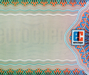 old means of payment: eurocheque