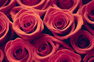 Obraz premium bouquet of red roses