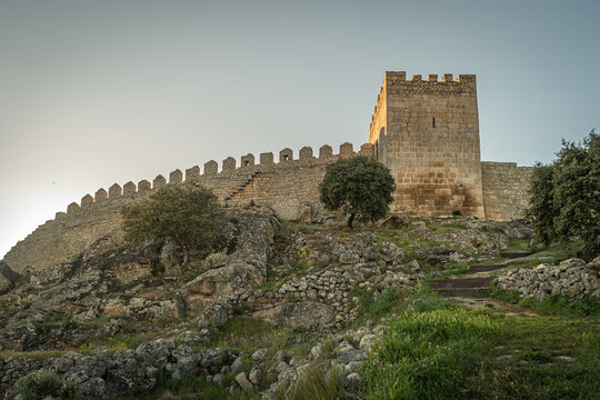 View of Numao Castle. Council of Vila Nova de Foz Coa. Portugal. Douro Region