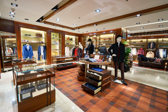 HONG KONG - JANUARY 26, 2016: inside of DAKS store at Elements Shopping Mall. DAKS is a British luxury fashion house, founded in 1894 by Simeon Simpson