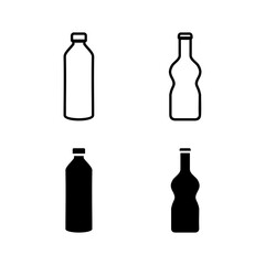 Bottle icon vector for web and mobile app. bottle sign and symbol