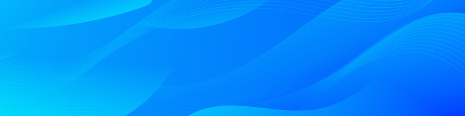 Abstract Blue Fluid Banner Template. Modern background design. gradient color. Dynamic Waves. Liquid shapes composition. Fit for banners