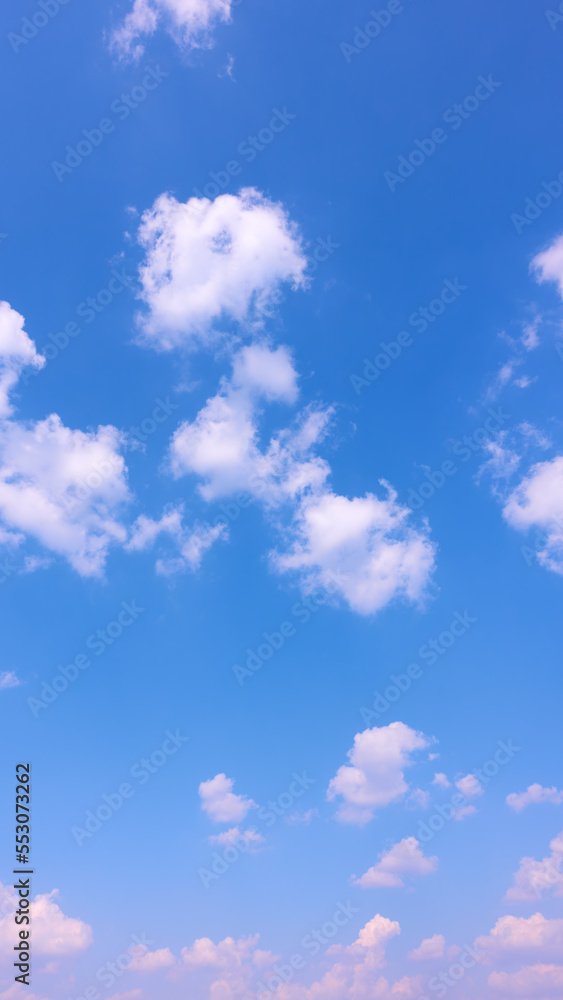 Wall mural sky with clouds - vertical background