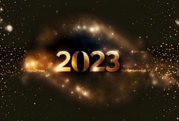 2023 New Year, Banner, Generative AI