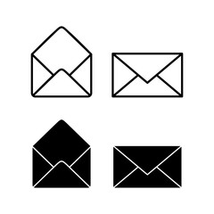 Mail icon vector for web and mobile app. email sign and symbol. E-mail icon. Envelope icon